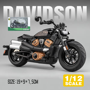 LEO 1:12 Harley Sportster S Motorcycle Metal Diecast Alloy Toy Car Model Trucks For Kids Toys Vehicles Hobbies Collection