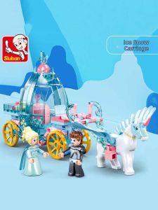 Sluban | Assembled Princess Snow Carriage Model Toy