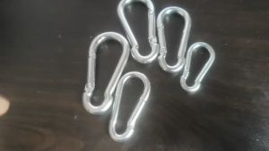 Set 10 Móc Khóa Carabiner Chữ D Mini Bằng Hợp Kim Nhôm Tiện Dụng Khi Đi Cắm Trại -AENEA