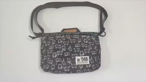 PUNKSTAR Water Resistant Lightweight Multi Pockets Casual Sling Messenger Bag Cross Body Bag Fit 11 inch Tablets YKK Zip for Men Women Kids