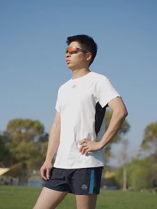 AONIJIE FM5157 Men Sports Quick Drying T-shirt Breathable Running Tees Summer Short Sleeve For Daily Gym Fitness