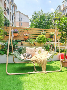 ZIYE | Garden Swing Green Double Seater