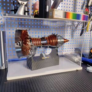 Fanjet Model Can Start Assemble Toy Decoration Kids Gift Airliner Engine Engine