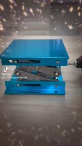 100 x 100. Bàn Nâng Hạ Mini Điều Chỉnh Chiều Cao Bàn Nâng Phôi Cho Máy Khắc Laser Mẫu Thí Nghiệm