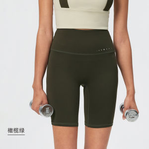 Particle Fever Air4 Tight Fitness Pants Womens mid Waist Capri Length Yoga Running Shorts No Uncomfortable Seams LG049