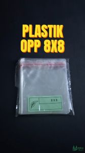Plastik Seal OPP 8x8 (100 lembar) Kemasan Kue Basah Kering Roti Donat Aksesoris Undangan 8 x 8