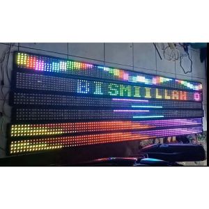 Lampu Strobo text 7 Baris wifi 12/24V Strobo kaca Mobil truck & Bus