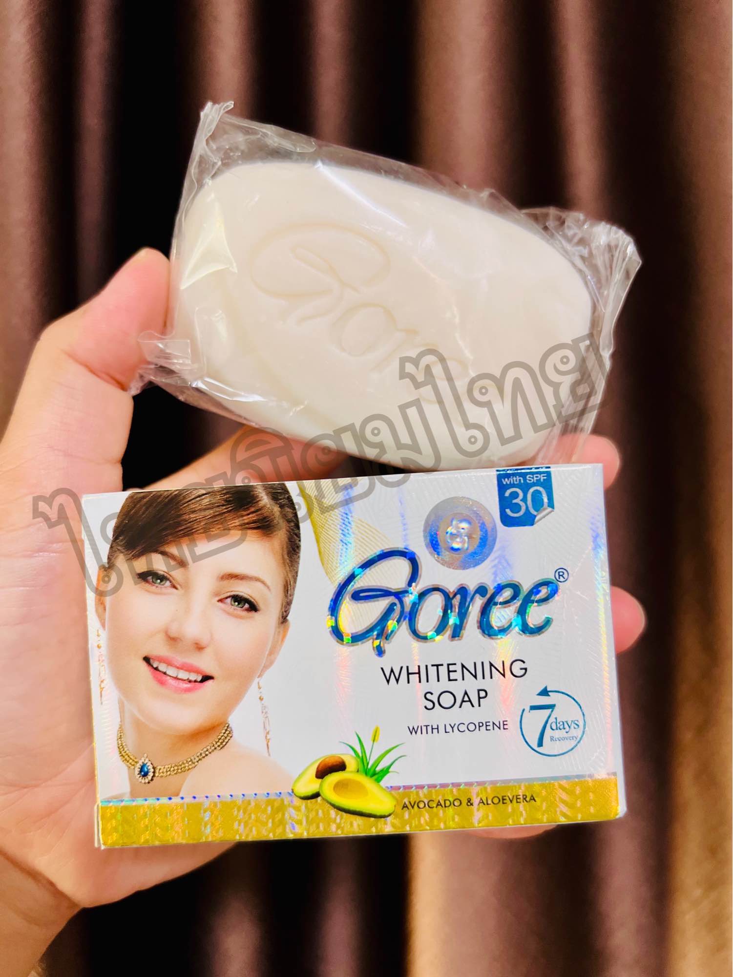 ผลิตภัณฑ์ล้างเครื่องสำอาง Goree Whitening Soap