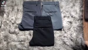 Quần Tây Nam có 3 màu đen xám đậm và xám nhạt