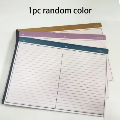 1pc Student Writing Notebook Lined/Blank Notebook Detachable Student Study Notebook 30 Page Notebook - Office