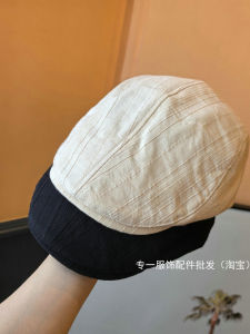 Mũ Đi Mưa Phong Cách Nhật Bản Cổ Điển Màu Trơn Đơn Giản Cho Nữ Xuân Hè Thường Ngày Đa Năng Nhỏ Gọn Họa Sĩ Mũ Beret Hàn Quốc