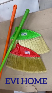 Set 2 chổi cước quét nhà cán nhựa / Chổi quét nhà sợi mịn quét sạch bụi K87 dài 70cm