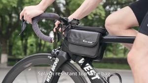 West Biking | Túi Xe Đạp Chống Nước WEST BIKING Có Hai Ngăn Túi Đựng Điện Thoại Cảm Ứng 7.2 Inch Túi Đựng Đồ Trên Khung Xe Đạp MTB Túi Du Lịch Xe Đạp