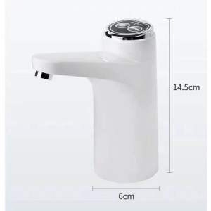 Pompa Galon Elektrik 600ml MD03 Portable Dispenser Air Minum Wireless Water Pump with Base USB Rechargeable