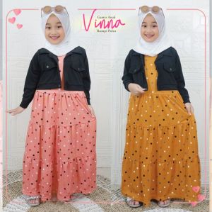 Gamis Anak Vinna 672 IYAMA: Desain & Bahan Berkualitas