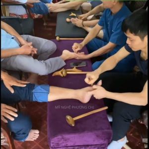 Dụng cụ ấn huyệt Chân Búa gõ huyệt chân Cây bấm huyệt bằng gỗ thơm | PHUONGCHISTORE