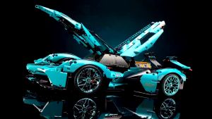 Lamborghini V12 Sports Car Toys Bricks Remote Control Assembly Compatible Technic Model Kereta Mainan Budak Lelaki Building Blocks