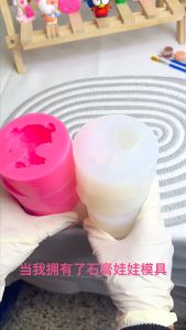 Khuôn silicon hoa hải đường làm rau câu xôi socola nến thơm fondant