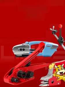 Portable Manual Plastic Strap Sealing Machine Handheld Heat Melting Steel Bundling Tool Easy to Use Office Equipment Supply