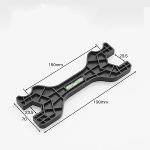 Cờ Lê Đa Năng Bằng Thép Không Gỉ Có Thước Đo Độ Cao Để Lắp Đặt Vòi Sen Dụng Cụ Đo Khoảng Cách Phòng Tắm Với Đầu Kép