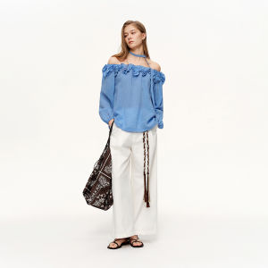 DUSHU | Spring High Waist Slimming Straight Leg Casual Pants