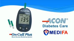 Máy Đo Đường Huyết On Call Plus Chính Hãng ACON - Tặng Kèm 25 Que Thử Và 25 Kim Lấy Máu