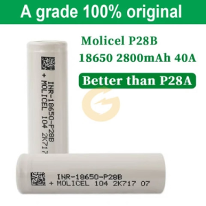 [P48] Pin 18650 Molicel P28B 2800mAh xả cực cao 40A Li-ion chuyên cho thiết bị xã cao