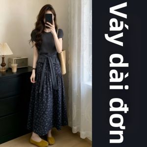 NIUVIES | Bộ Đầm Hoa Mùa Hè Dài Mới 2026