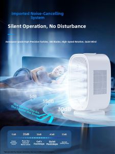「China Plug」Remax | Circulating Ice Mist Silent Mini Desk Fan Air Cooler