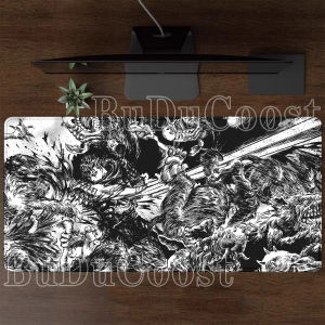 Bandai | Guts Sword in Berserk Mouse Mat XXL Computer Office Accessories Large Keyboard Desk Mat PC Gaming HD Printing Overlock Mousepad