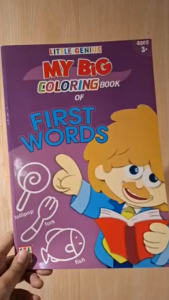 Little Genius My Big Coloring Book of First Words