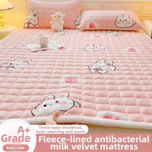 Milk Velvet Thick Mattress Pad