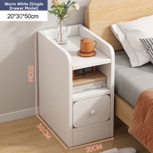 Narrow Backed Bedside Cabinet