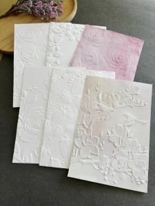 New 3D Relief Folder - Seamless Pattern Strawberry Design for Handmade and Letter Background Card Scrapbook