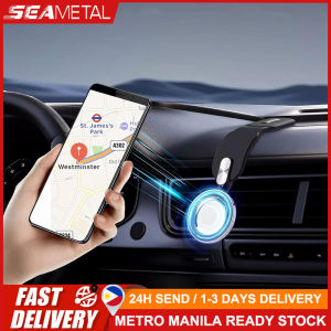 SEAMETAL Magnetic Car Phone Holder Magsafe 360 Degree Rotating Foldable Alloy Car Phone Bracket Stand