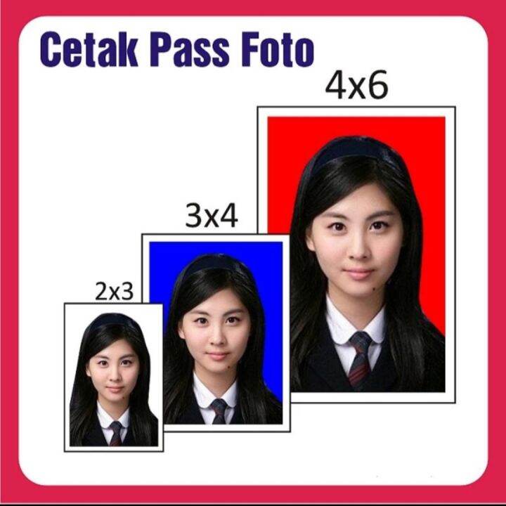 CETAK PAS FOTO GANTI BACKGROUND UNTUK KTP, SKCK, RAPOT, IJAZAH 8 PCS MURAH