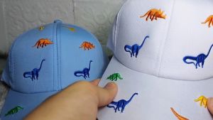 Topi Anak Saurus Karakter Dinosaurus Laki Laki Perempuan Usia 3 - 10 Tahun