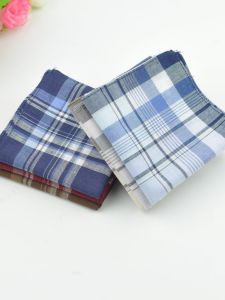 ผ้าเช็ดหน้าผ้าฝ้ายแท้สําหรับผู้ชายผู้หญิงเด็กผู้สูงอายุโดยหัวใจยี่ห้อ Neutral เส้นด้าย-ย้อมเครื่องประดับแฟชั่น