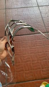 Ốp viền đèn lái/ đèn hậu màu Xi Trắng cho Airblade 2020-2023