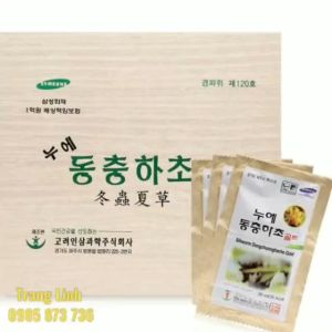 Đông trùng hạ thảo hàn quốc Bio chính hãng hộp 60 gói x 30ml - Tăng thể lực phòng ung thư tranglinh