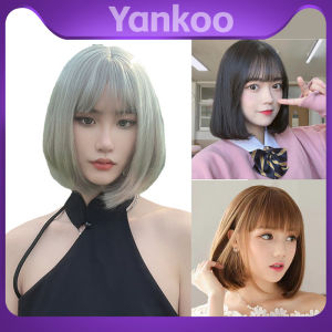 Tóc mái ngang không khí ngắn Thẳng Hàn Quốc dài ngang vai Bob với hướng nội lọn tóc xoăn