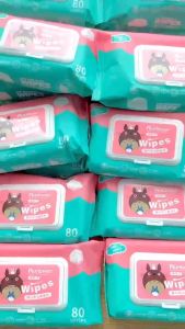 Free Shipping: 30-Pack Organic Baby Wipes - 1 Pack of 80pcs Flower & Fruit Fragrance