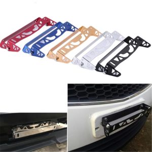 1Pc Car License Plate Holder Kit Durable Adjustable Tilt Aluminum License Plate Holder Mobile License Plate Holder Universal Car