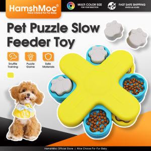 HamshMoc Interactive Pet Puzzle Toy Foraging Dog Toys IQ Sniffing Training Stress Relief Slow Eating Feeder Game Funny for Dog Puppy