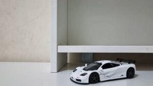 Diecast Mobil Mainan Miniatur McLaren F1 Supercar Miniature Die Cast Model 1:34 Souvenir Kado Pajangan