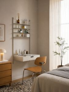 ALEDAN | Wall-Mounted Invisible Metal Storage Shelf Small Size