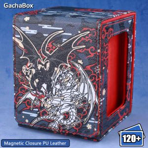 Legendary Diviner Dragons Rivalry Card CaseBlue Eyes & Red Eyes Theme120+ Cards Deck Storage Box for PTCGYGOTCGMTG Cards