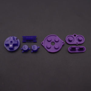 For Gameboy Color Button Shell For GBC Controller Replacement Button Kit A B D-pad ON OFF Power Key W/ Conductive Rubber Button
