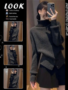 Korean Style Old Money V-Neck Collar Casual Sweater