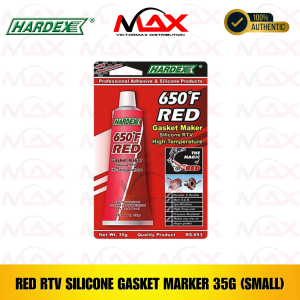 HARDEX Red SMALL Hi-Temp RTV Silicone Gasket Maker (35G)
